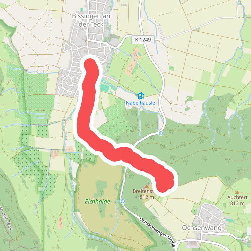 blaues Dreieck Bissingen - Breitenstein