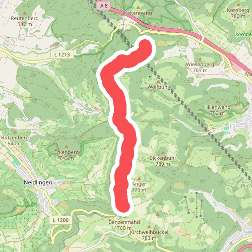 Wanderweg zum Boßlerhaus