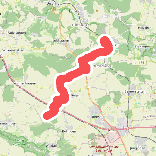 gelbe Raute Tomerdingen - Westerstetten
