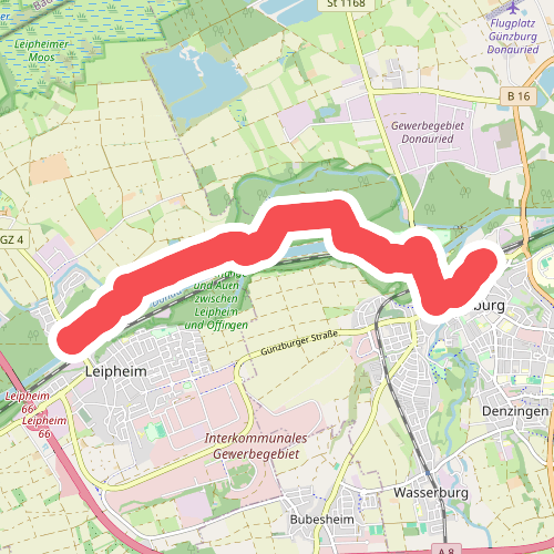 blaue Gabel Günzburg - Laupheim