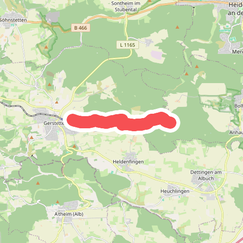 SAV Nebenweg Gerstetten - Bolheim-Rothau