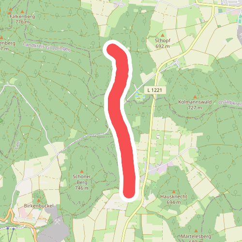 Innerer Querweg des SAV (glebe Raute)