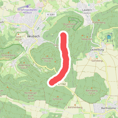 Parkplatz Rosenstein -