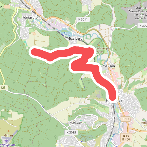 Mittelburren - Brünneleskopf - Schnaitheim