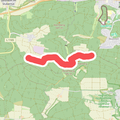 Nebenweg Mergelstetten Küpfendorf