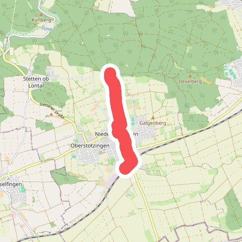 blaues Dreieck Niederstotzingen - Albschäferweg