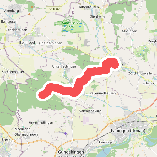 blaues Dreieck Wittislingen - Haunsheim