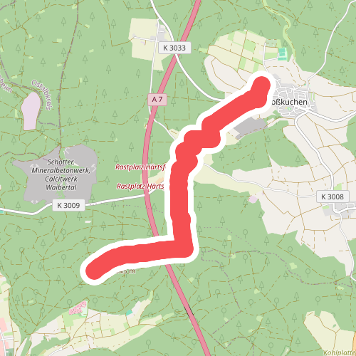 SAV Nebenweg: Lindenhülbe - Großkuchen