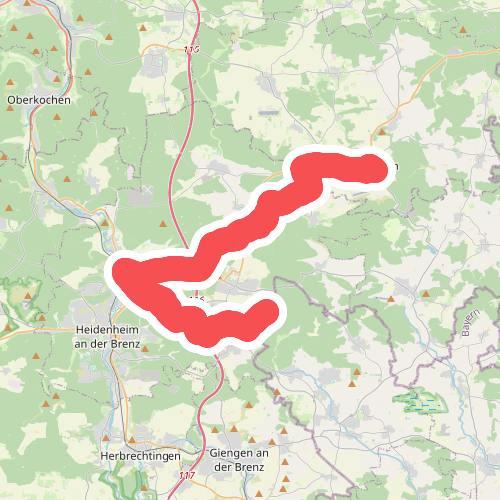 SAV Nebenweg Neresheim - Heidenheim-Wagnersgrube - Wahlberg
