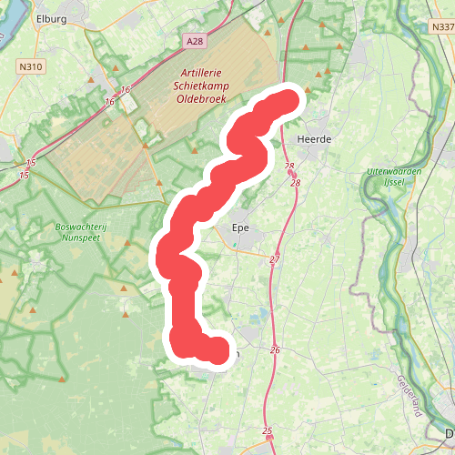 Vaassen - Hoornerveen · Maarten van Rossumpad etappe 15