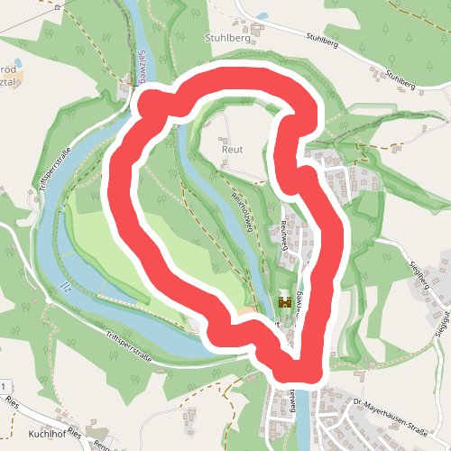Naturlehrpfad Halser Ilzschleifen - Runde 1