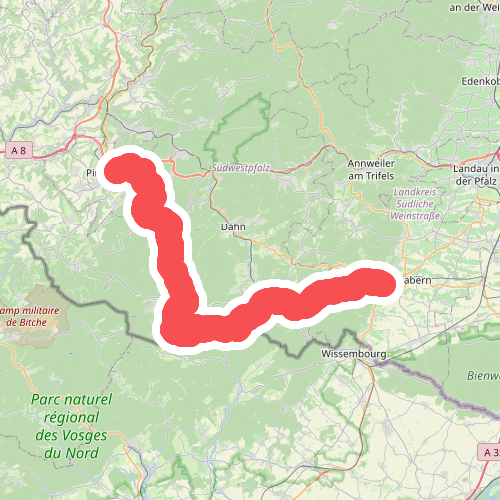 Pfälzerwald Rot-Gelber Balken