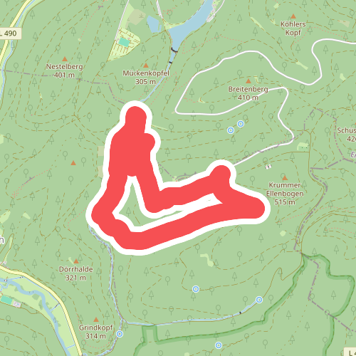 Rundweg 4 Parkplatz Hirzeckhaus