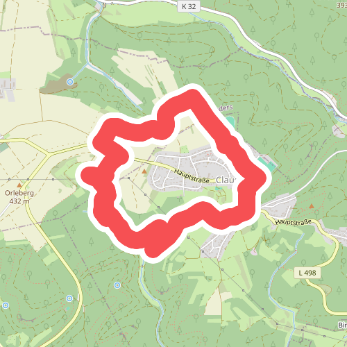 Wandern in Clausen C3 Kuhfelsen