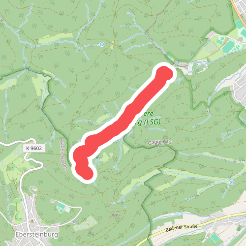 Abzweig Traisbachweg - Traischbachtal
