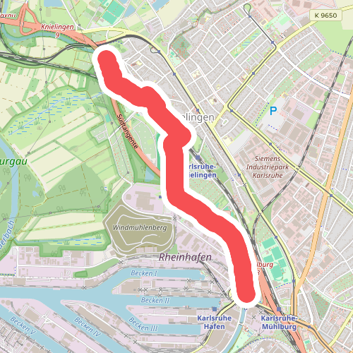 Albhäusle - Karlsruhe Rheinhafen