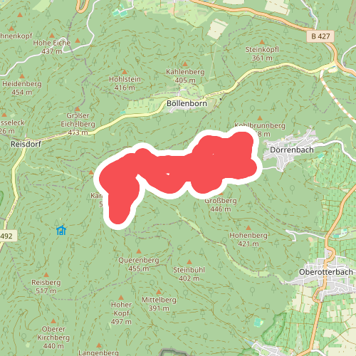 Dornröschen Rundwanderweg, Dörrenbach