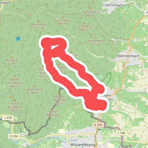 Schweigen Rechtenbach - Ruine Guttenberg Tour