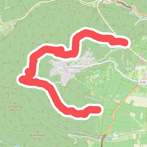 Weg der Aussichten, Dörrenbach