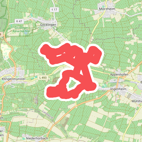 Weinrundwanderweg Heuchelheim-Klingen