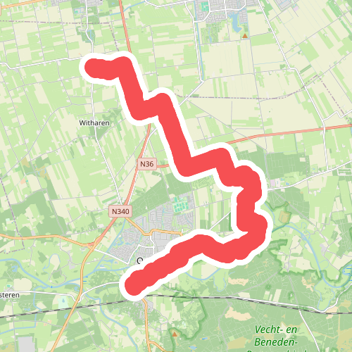 Ommen (station) - Balkbrug · Maarten van Rossumpad etappe 20