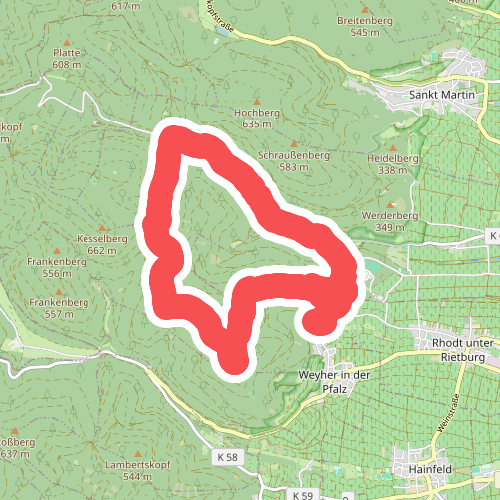 Blättersbergweg Rhodt