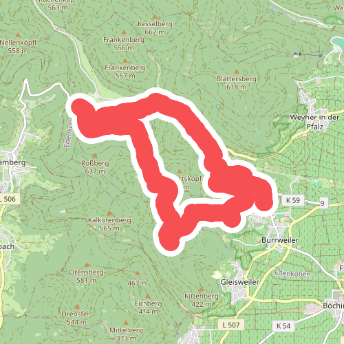 Burri-Rundweg (groß) Burrweiler