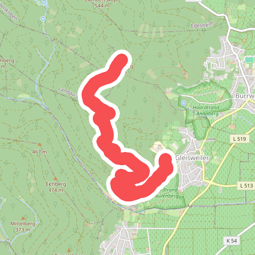 Trifelsblickweg Gleisweiler