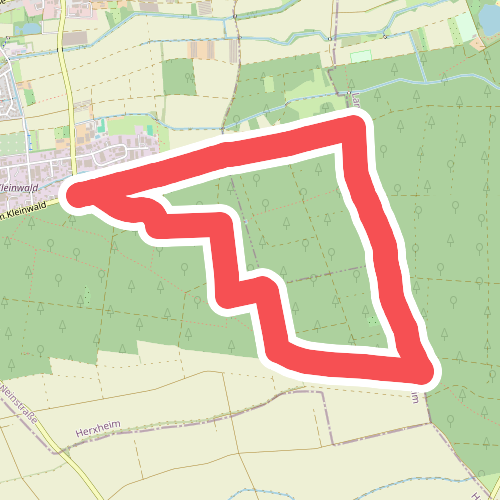 Weisses Rechteck - Rundwanderweg in Herxheim ab Grillhütte