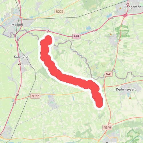 Balkbrug - De Wijk · Maarten van Rossumpad etappe 21