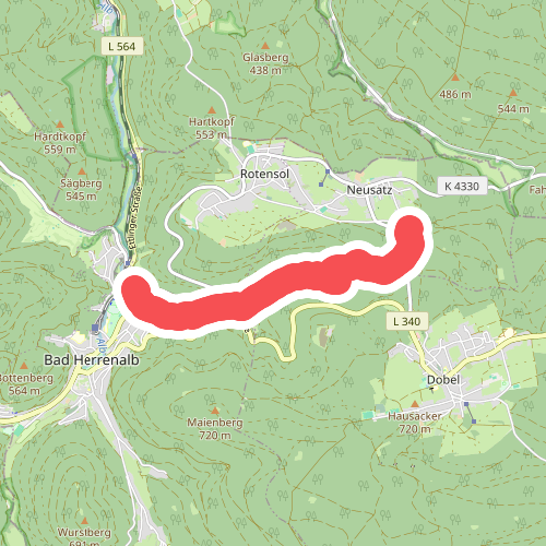 Bad Herrenalb Bleiche - Neusatzer Pfütze