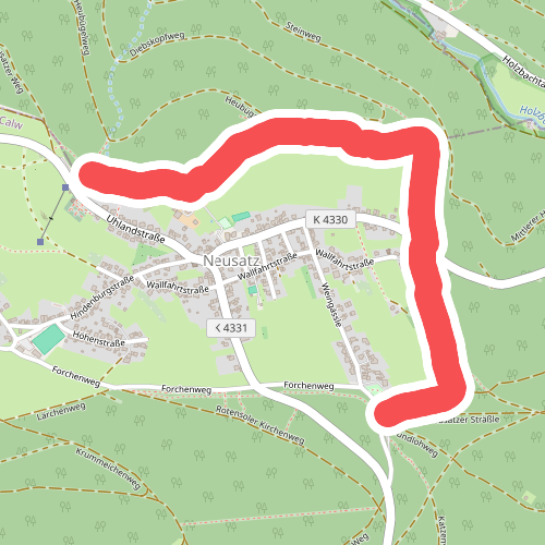 Neusatzer Höhe - Neusatzer Pfütze