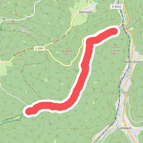 Eyachmühle - Eyachhang