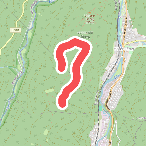 Brandhütte - Enzschneise