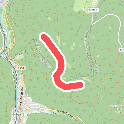 Bei der Neuen Weinsteige - Hubertushütte