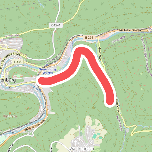 Beim Grösseltal-Haus - Neuenbürg Windhof