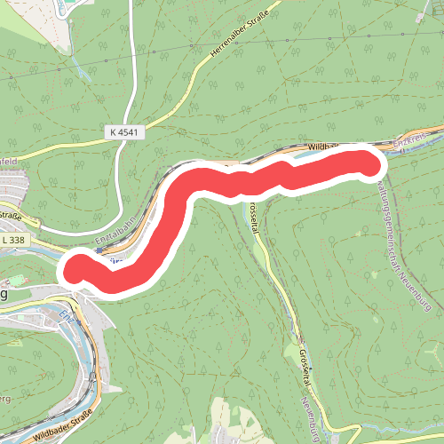 Unterer Sauberg - Neuenbürg Eisenbahnbrücke