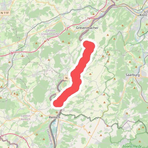 Palzem - Nittel · Moselsteig etappe 2