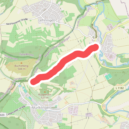 Hausen Würmtalstraße - Eisberg