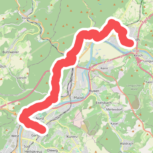 Trier - Schweich · Moselsteig etappe 5
