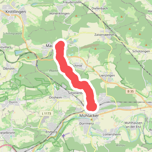 blaues Plus Mühlacker - Maulbronn