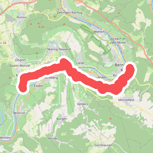 Kesten - Bernkastel-Kues · Moselsteig etappe 10