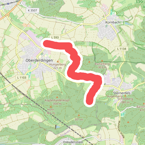 roter Punkt Oberderdingen - Kraichsee