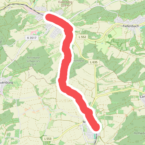 Stadtbahnwanderweg Menzingen - Odenheim