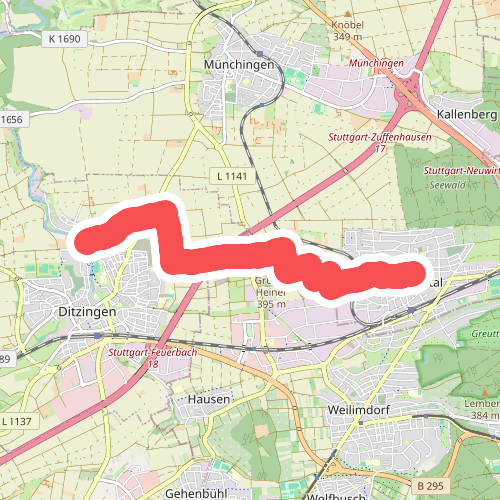 blauer Punkt Ditzingen - Korntal