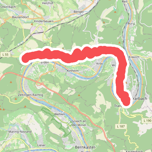 Ürzig - Traben-Trarbach · Moselsteig etappe 12