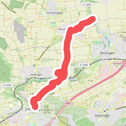 Roter Punkt Leonberg - Talmühle