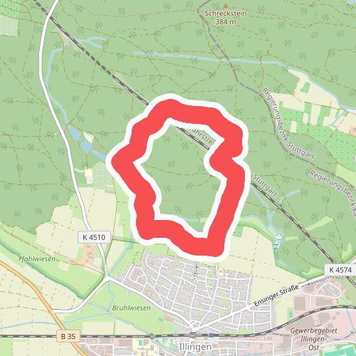 Illingen/Württemberg: Rundwanderweg Nr. 6