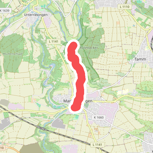 blauer Punkt Markgröningen - Enzeck