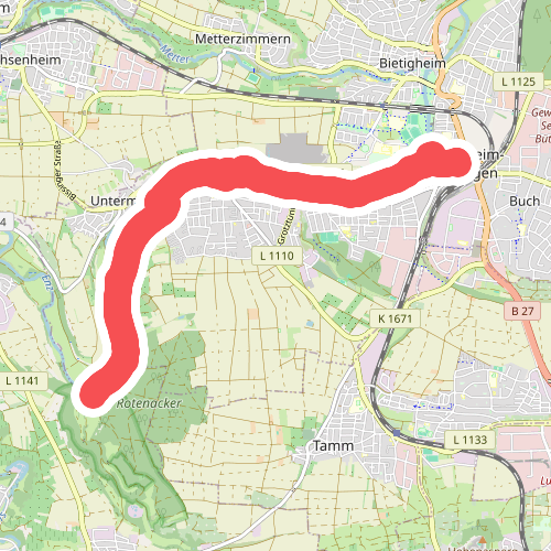 Blaues Minus Leudelsbachtal - Bissingen